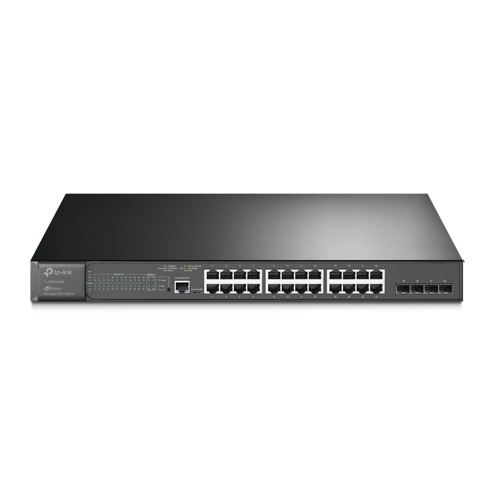 SWITCH POE TP-LINK SG3428MP ( TL-SG3428MP ) - Negro, 24 SWITCH POE TP-LINK SG3428MP ( TL-SG3428MP ) - Negro, 24